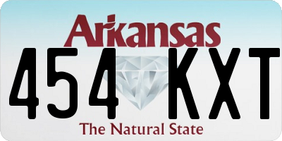 AR license plate 454KXT