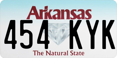AR license plate 454KYK