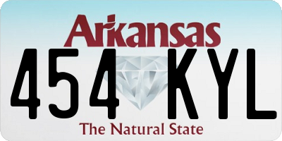 AR license plate 454KYL
