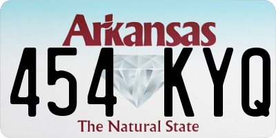 AR license plate 454KYQ