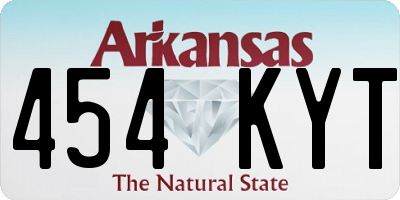 AR license plate 454KYT