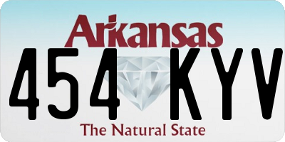 AR license plate 454KYV