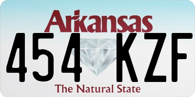 AR license plate 454KZF