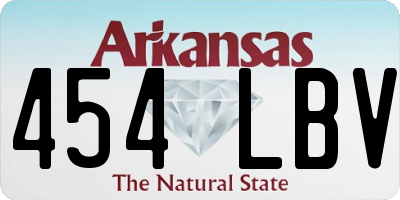 AR license plate 454LBV