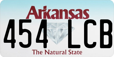 AR license plate 454LCB