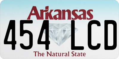 AR license plate 454LCD
