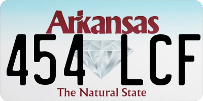 AR license plate 454LCF
