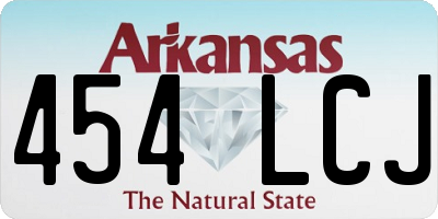 AR license plate 454LCJ