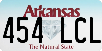 AR license plate 454LCL