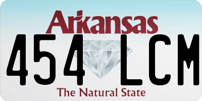 AR license plate 454LCM