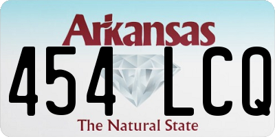 AR license plate 454LCQ