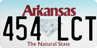 AR license plate 454LCT