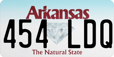 AR license plate 454LDQ