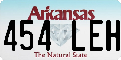 AR license plate 454LEH
