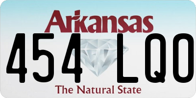 AR license plate 454LQO