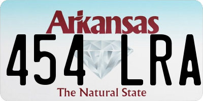 AR license plate 454LRA