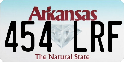 AR license plate 454LRF
