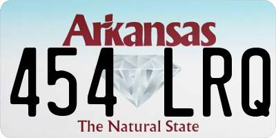 AR license plate 454LRQ