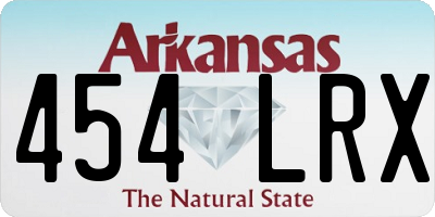 AR license plate 454LRX
