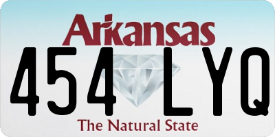 AR license plate 454LYQ