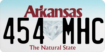 AR license plate 454MHC