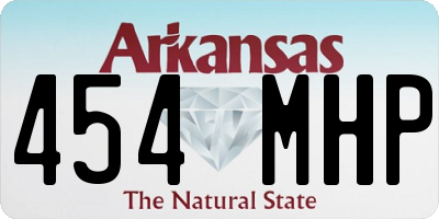 AR license plate 454MHP