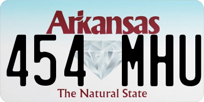AR license plate 454MHU