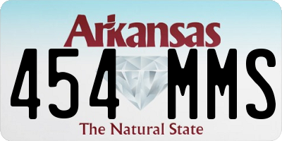 AR license plate 454MMS