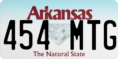 AR license plate 454MTG