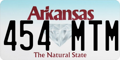 AR license plate 454MTM