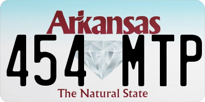 AR license plate 454MTP