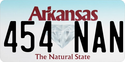 AR license plate 454NAN