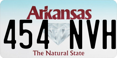 AR license plate 454NVH