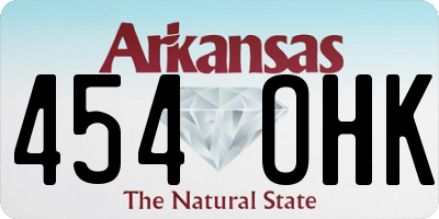 AR license plate 454OHK