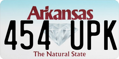 AR license plate 454UPK