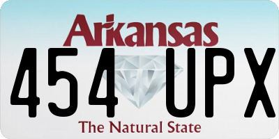 AR license plate 454UPX