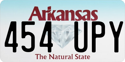 AR license plate 454UPY