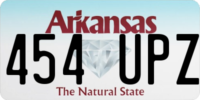 AR license plate 454UPZ