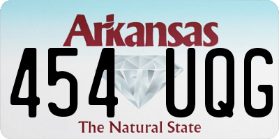 AR license plate 454UQG
