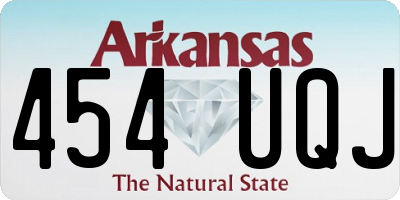 AR license plate 454UQJ
