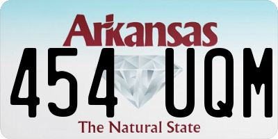 AR license plate 454UQM