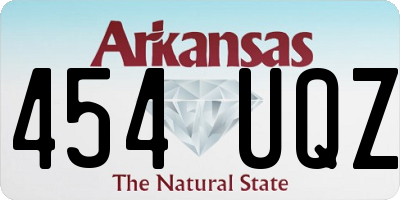 AR license plate 454UQZ