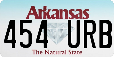 AR license plate 454URB