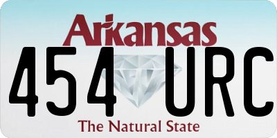 AR license plate 454URC