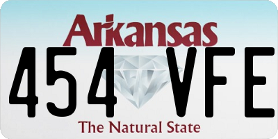 AR license plate 454VFE