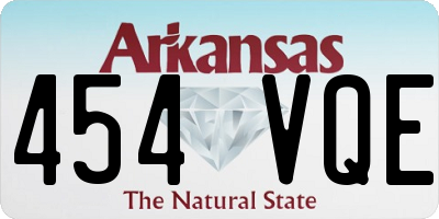 AR license plate 454VQE