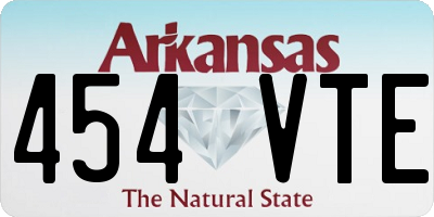 AR license plate 454VTE