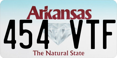 AR license plate 454VTF
