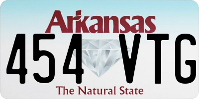 AR license plate 454VTG