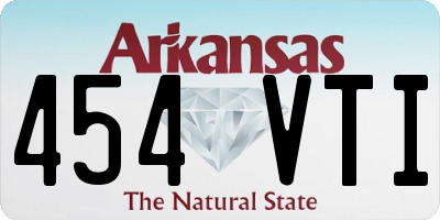 AR license plate 454VTI
